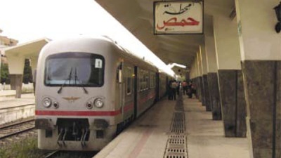 محطة القطار في مدينة حمص (وسائل إعلام النظام)