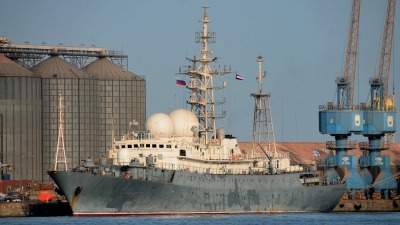 السفينة الروسية " إيفان خورس" ترسو في ميناء مدينة بورتسودان – AFP