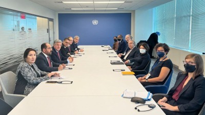 اجتماع المعارضة السورية مع الأمم المتحدة