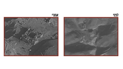 صور للحظة القصف الإسرائيلي عام 2007 (الأناضول)