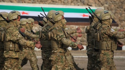 عناصر من الجيش الوطني السوري - الأناضول