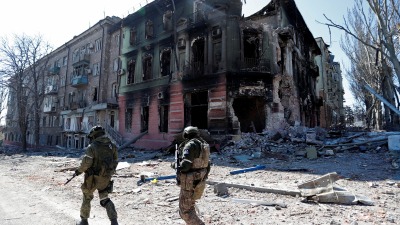 القوات الروسية في مدينة ماريوبول
