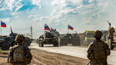قوات روسية شرقي مدينة القامشلي (AFP)