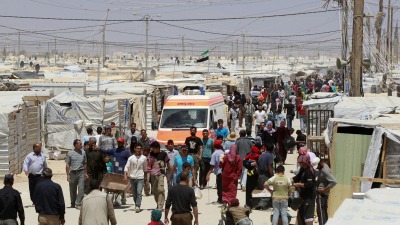 مخيم الزعتري في الأردن (رويترز)
