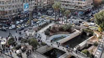 ساحة المرجة وسط مدينة دمشق (فيس بوك)