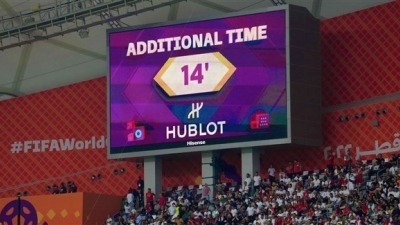 14 دقيقة وقت بدل ضائع في اللقاء بين إنجلترا وإيران - مونديال كأس العالم قطر 2022