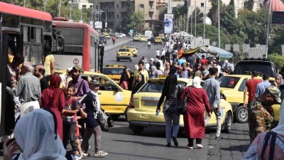 أزمة المواصلات في سوريا