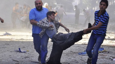 قصف النظام السوري على المدنيين (الشبكة السورية)