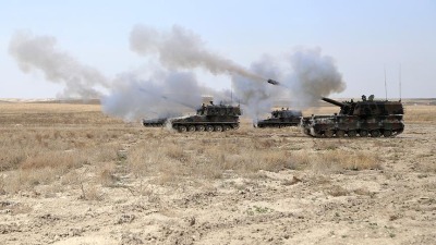 الجيش التركي شمالي سوريا (الأناضول)