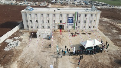 افتتاح سكن جامعي جديد بدعم الإغاثة التركية في اعزاز شمالي سوريا