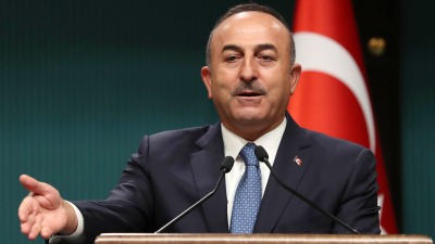 وزير الخارجية التركي مولود جاويش أوغلو - أ ف ب