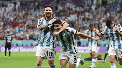 الأرجنتين تهزم كرواتيا بثلاثية - GETTY