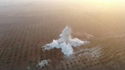 تدمير مواقع لقوات النظام السوري في محور داديخ