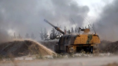 المدفعية التركية تستهدف مواقع لـ"قسد" في ريف حلب - AFP