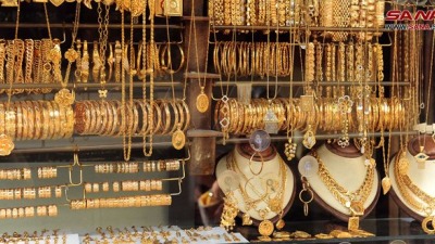 محل لبيع الذهب في دمشق (سانا)