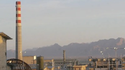 موقع عسكري إيراني في مدينة أصفهان وسط البلاد (getty)