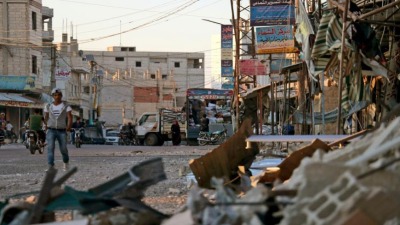 مدينة الصنمين في درعا (AFP)