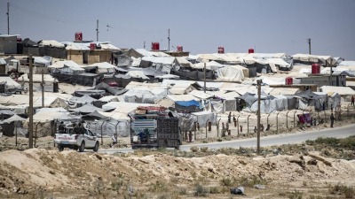 مخيم الهول في الحسكة (AFP)