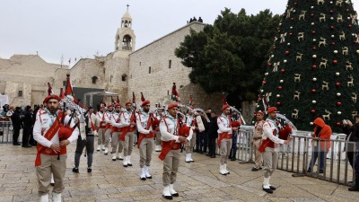 بدء الاحتفالات بعيد الميلاد المجيد حسب التقويم الشرقي (وكالة الأنباء الفلسطينية)