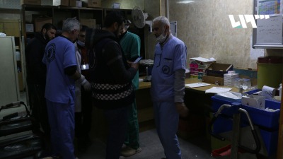 مشافي إدلب تعاني من جراء الزلزال المدمر