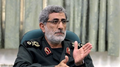قائد فيلق القدس إسماعيل قاآني (AFP)