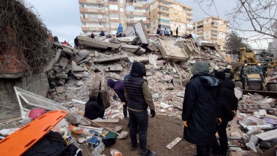 الدمار في تركيا بعد الزلزال - المصدر: الإنترنت