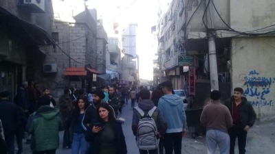 إخلاء مبنى في حي "المزة 86" من سكانه خوفاً من انهياره (إنترنت)
