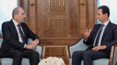 بشار الأسد وأيمن الصفدي