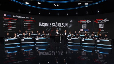 بثت 213 محطة تلفزيونية و562 إذاعة داخل وخارج تركيا حملة مشتركة حملت اسم "تركيا قلب واحد" - الأناضول