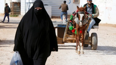 لاجئون سوريون في مخيم الزعتري ـ رويترز