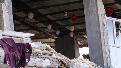 الدمار في مدينة جنديرس شمالي حلب (خاص)