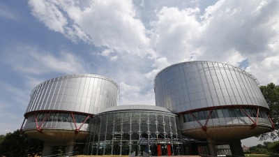 المحكمة الأوروبية لحقوق الإنسان في ستراسبورغ (رويترز)