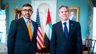 وزير الخارجية الإماراتي في واشنطن لبحث مساعدات الزلزال