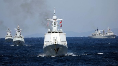 مناورات بحرية بين الصين وروسيا وإيران