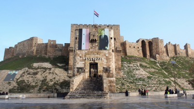 قلعة حلب عقب الزلزال ـ رويترز