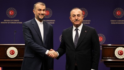 وزير الخارجية التركي يلتقي نظيره الإيراني في أنقرة (وسائل إعلام تركية)