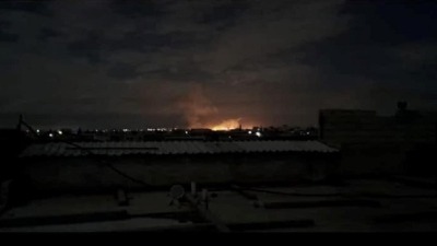 الغارات الإسرائيلية على مطار حلب الدولي