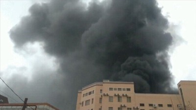 حريق في مبنى الأمن الفيدرالي الروسي