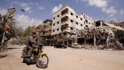 مخيم اليرموك جنوبي دمشق ـ رويترز