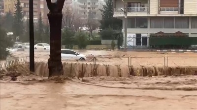 فيضانات وسيول جارفة تجتاح ولاية شانلي أورفا التركية