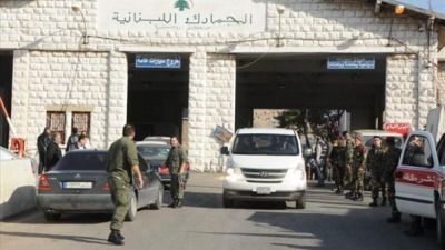 معبر المصنع الحدودي بين لبنان سوريا (تويتر)