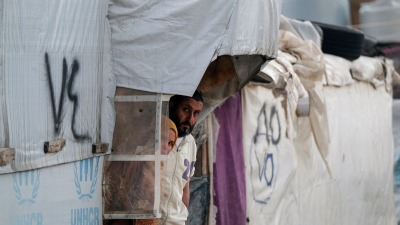 مخيم للاجئين السوريين في لبنان - رويترز