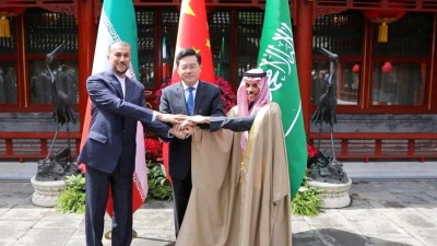 لقاء وزيري خارجية إيران والسعودية في الصين