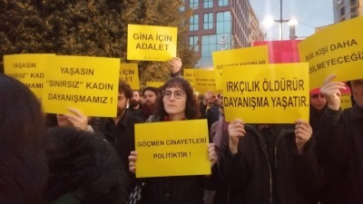 مظاهرة نسوية أمام دار الأوبرا في كاديكوي - إسطنبول (evrensel)
