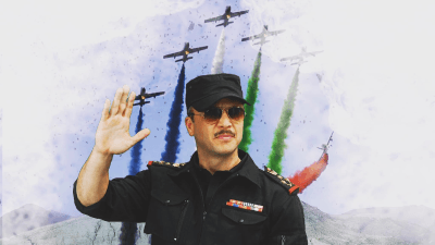 الفنان مكسيم خليل في شخصية "الرئيس فرات" من مسلسل "ابتسم أيها الجنرال"