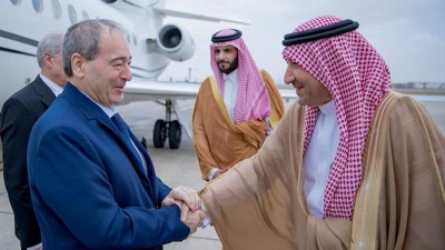 وزير خارجية النظام السوري يصل إلى السعودية 