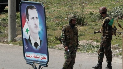 عناصر من قوات النظام السوري في محافظة درعا - AFP