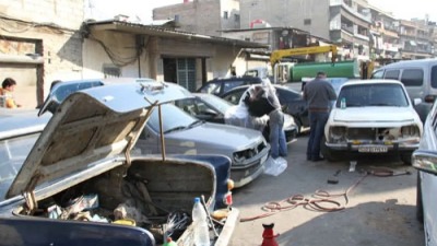 محال لتصليح السيارات في دمشق (فيس بوك)