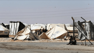 دهم واعتقال بمخيمات السوريين بالنبطية في لبنان