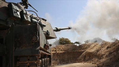 القوات التركية تقصف مواقع لقسد شمالي سوريا ـ الأناضول